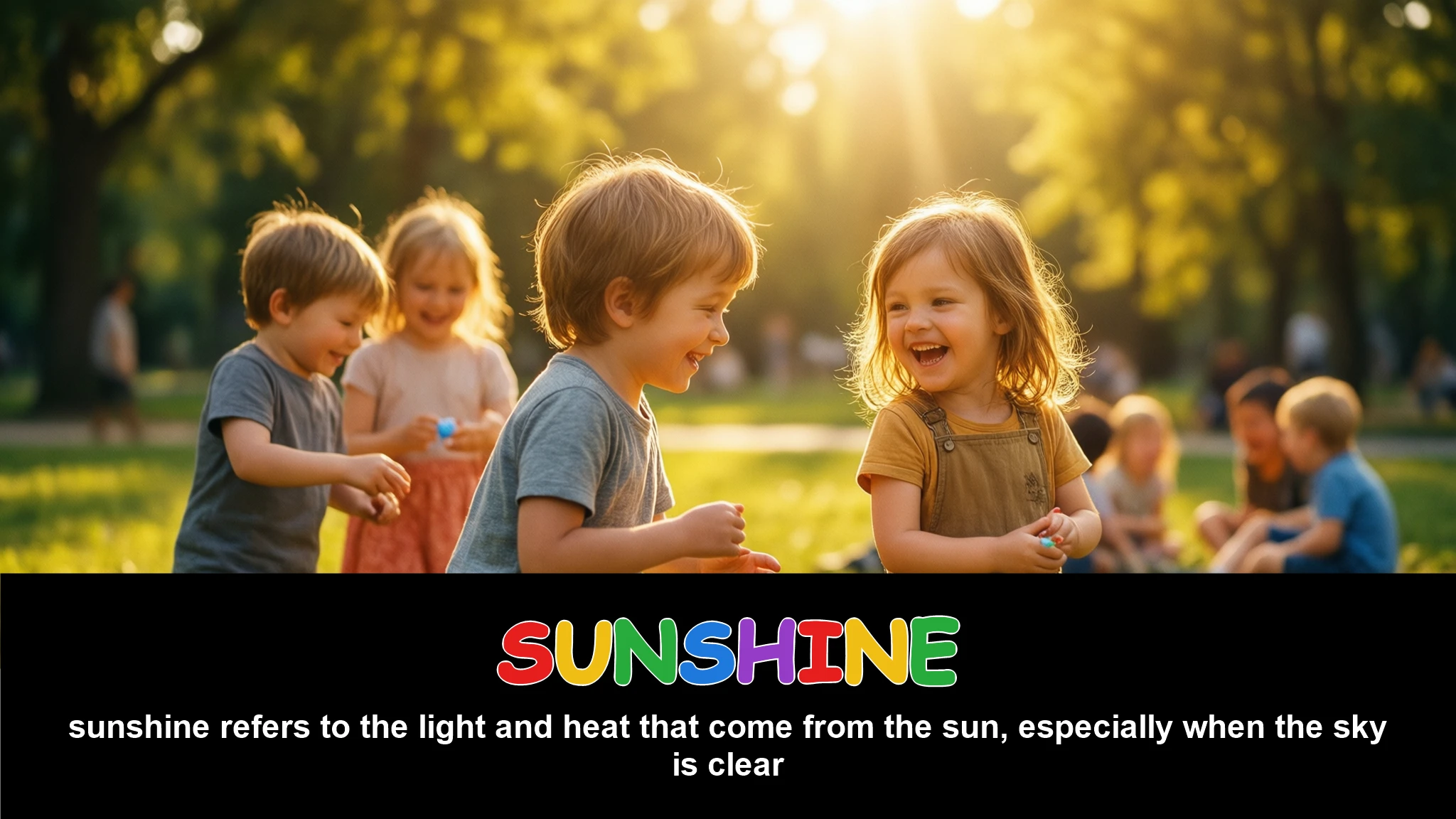 English Illustration for sunshine